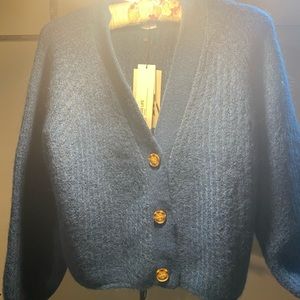 Zara Purl Knit Cardigan. Size medium